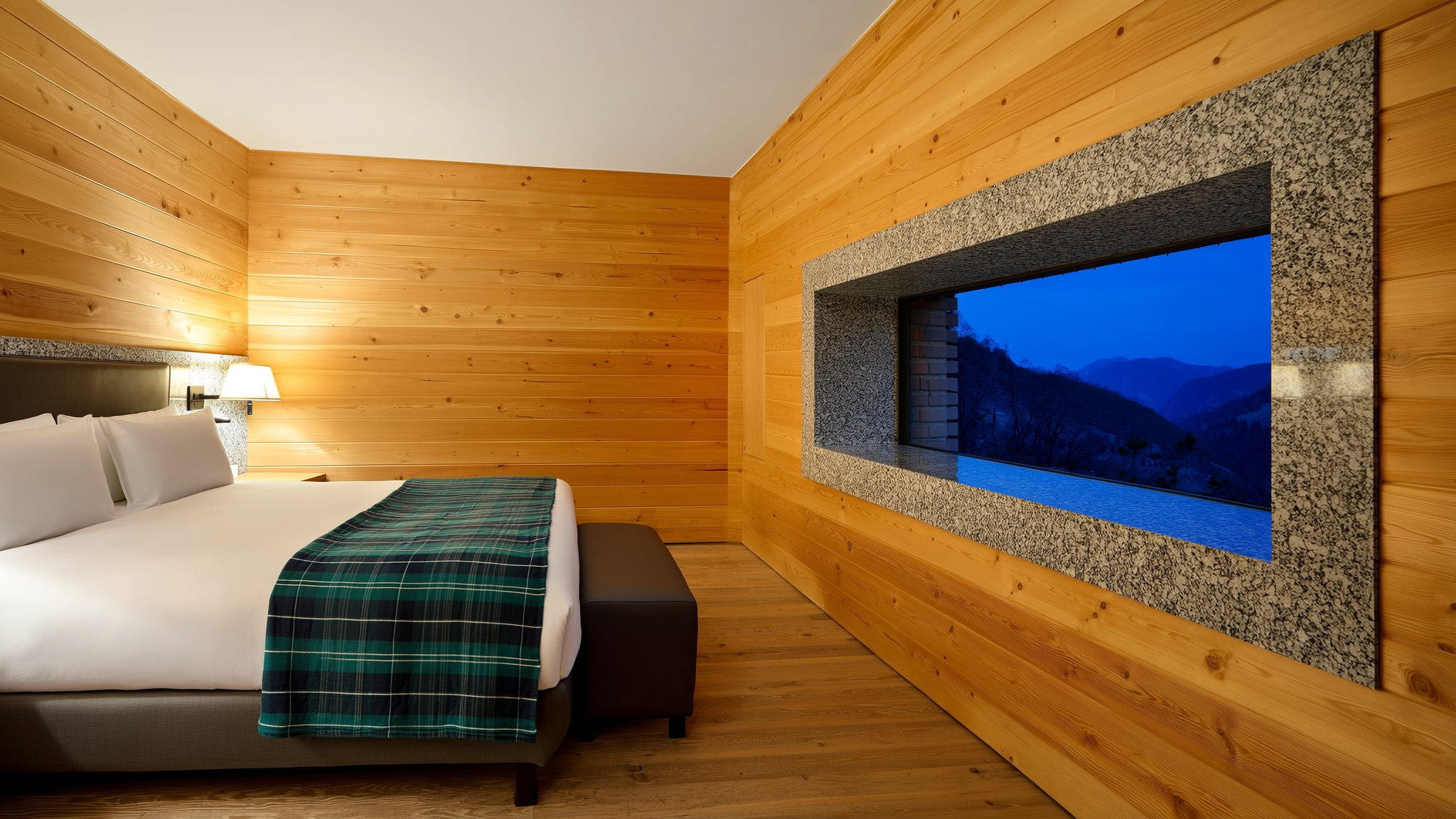 Cabin room at Alder Peak Lodge
