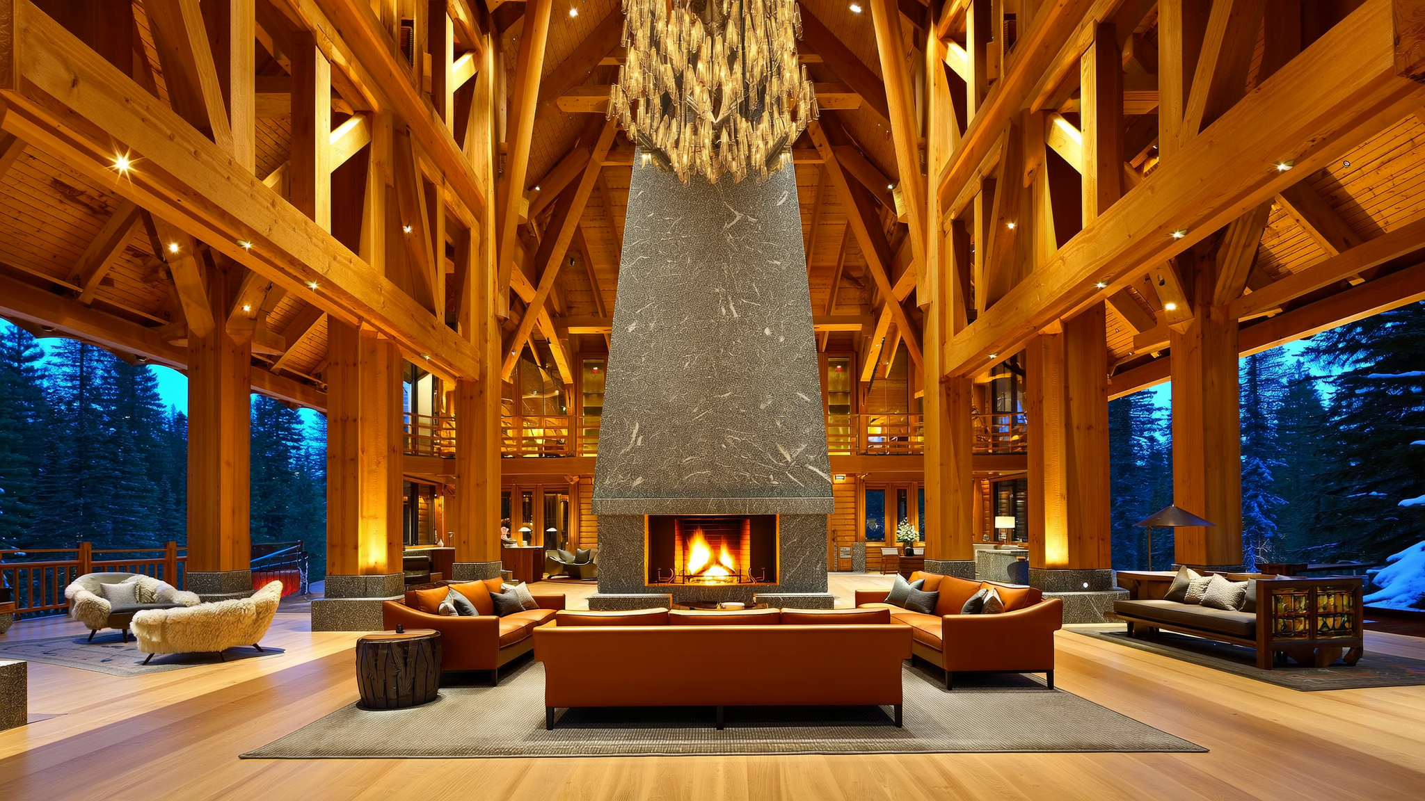 Granite gallery at Alder Peak Lodge