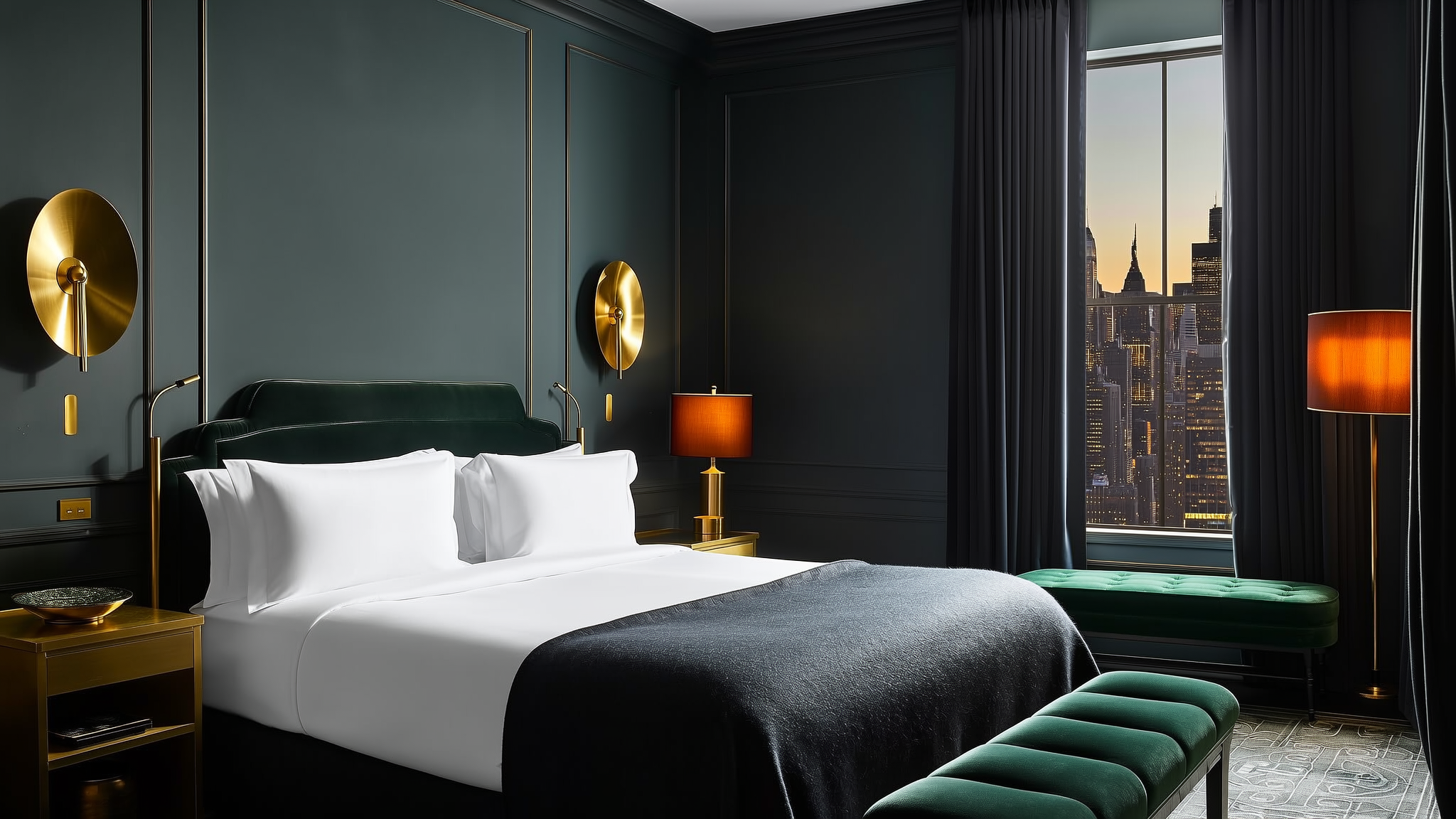 Executive king guest room at Hotel Meridian West